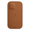 Фото — Чехол для смартфона Apple MagSafe для iPhone 12/12 Pro, кожа, золотисто-коричневый